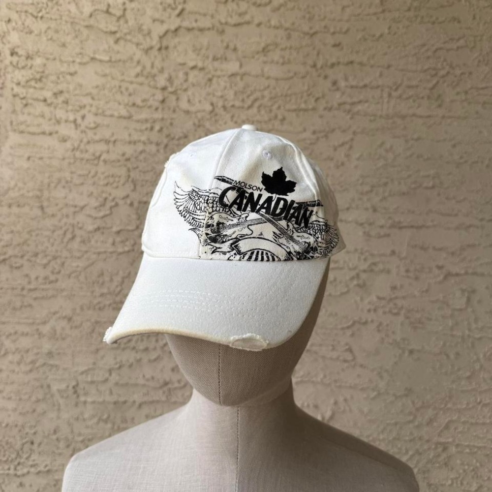 WHITE‎ MOLSON CANADIAN Y2K STYLE HAT